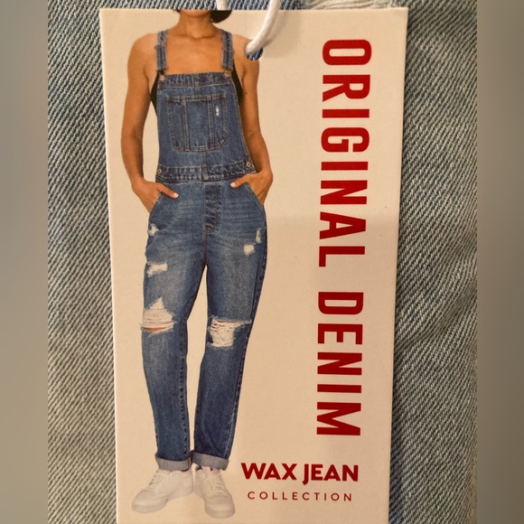 💗Distressed Jean Overalls💗 - Picture 7 of 10